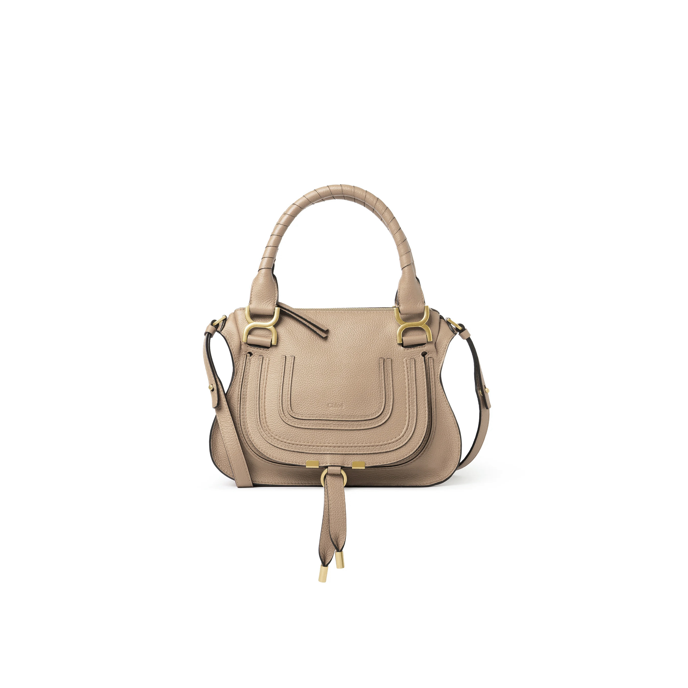 CHLOE SMALL MARCIE BAG IN GRAINED LEATHER  CHC22AS628I31052 (30*23*10cm)